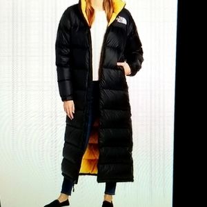 The north face nupsy long water repellent  coat